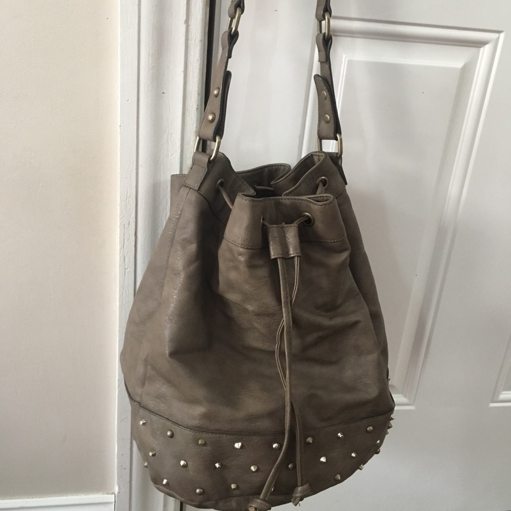 Express stone colored shoulder bag/purse